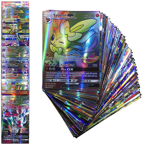 English Pokemon Cards: 20Pcs GX Tag Team Vmax EX Mega Shining Collection