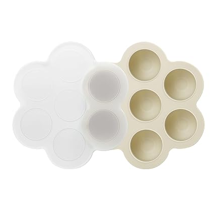 3 Pack Silicone Baby Food Freezer Trays with Lids – Food Storage Containers for Homemade Baby Food