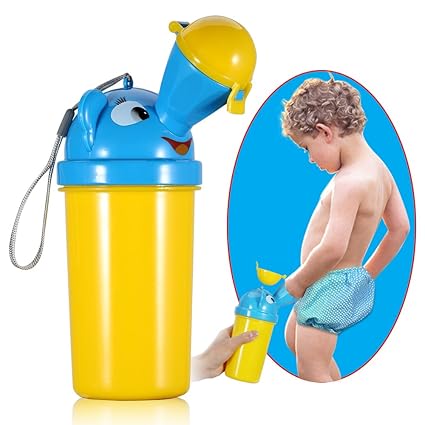 Portable Baby Potty Urinal for Boys - Yellow