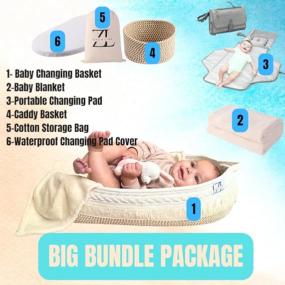 Big Bundle Baby Changing Basket