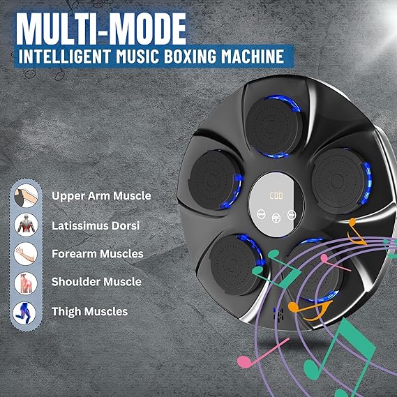 ZEAL'N LIFE Professional Music Boxing Machine - Bluetooth 2.0