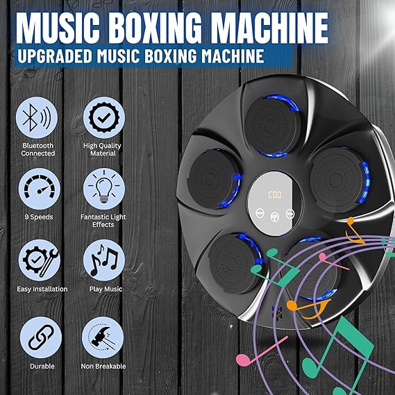 ZEAL'N LIFE Professional Music Boxing Machine - Bluetooth 2.0