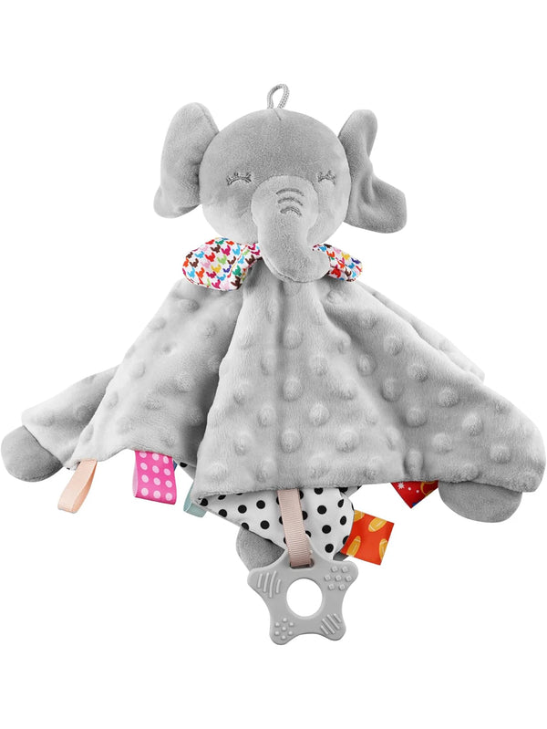 Elephant Baby Comforter Blanket Soft Appease Towel Baby Rattle Animals