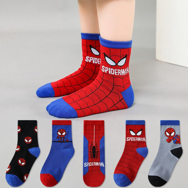 Socks Cartoon Kids Boys | Baby Socks Boys Spiderman | Spider Man Socks