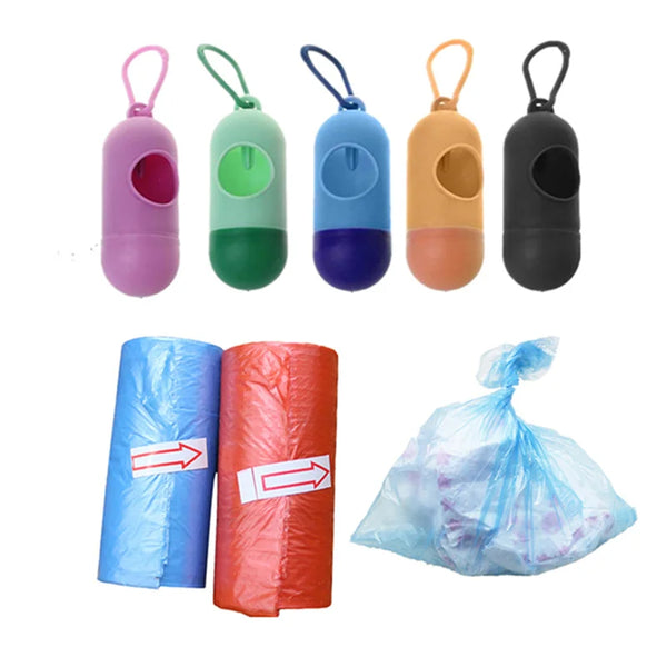 1/2/4pcs New Plastic Small Portable Baby Diapers Bags Rubbish Bags