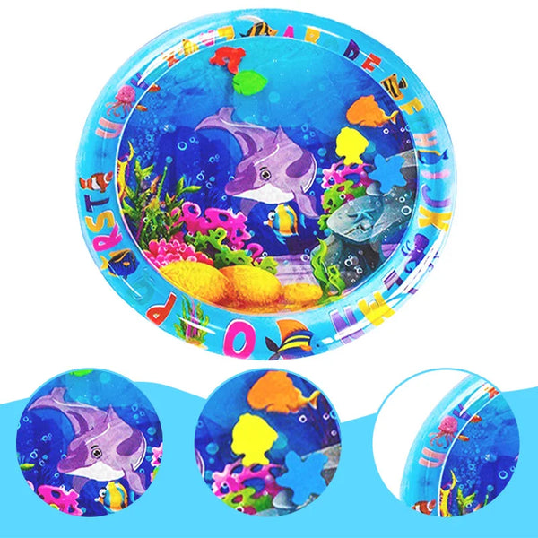 Novel PVC Round Baby Water Play Mat Large Area Baby Water Playing Mat