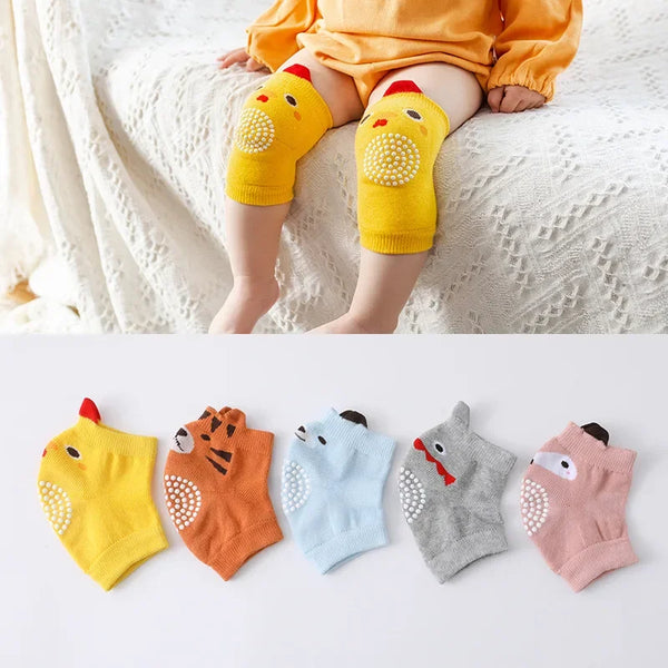 0-3 Years Cotton  Baby Knee Pad Girls Boys Anti-slip Knee Pads Newborn