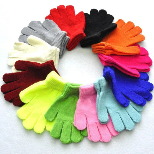 For 6-10 Years Old Kids Boys Girls Winter Cold and Warm Gloves