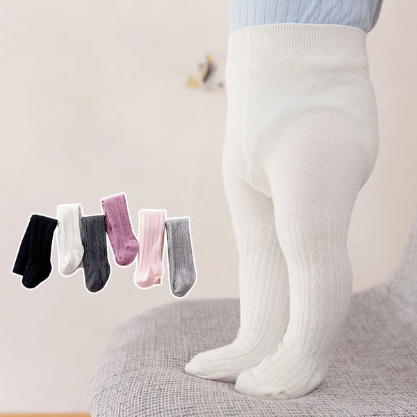 Cute Baby Girls Knit Tights Spring Autumn Winter Toddler Cotton