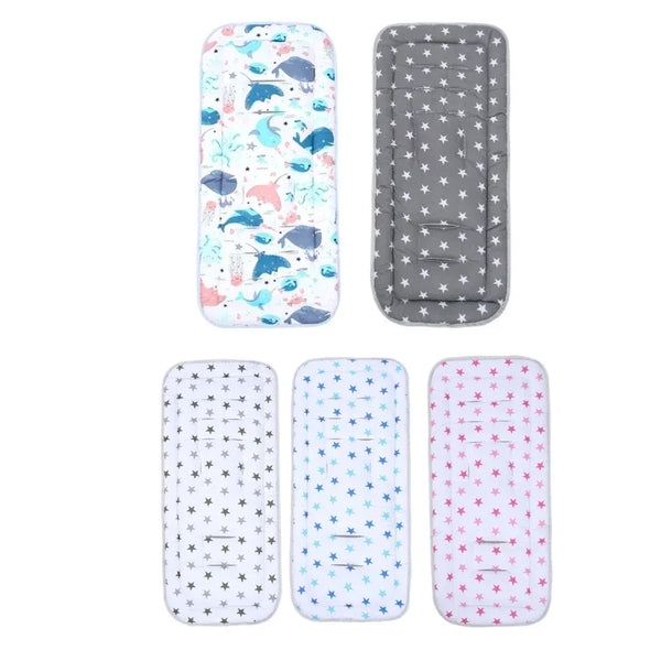 Stroller Cotton Cushion Thickened Shock Absorption Cart Mat Baby