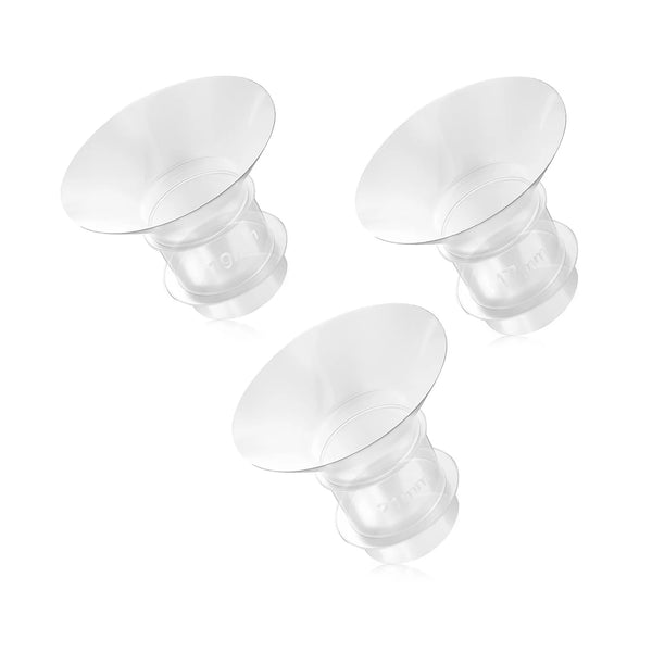 3PCS Breast Milk Pump Flange Inserts Breast Shield Converter Practical