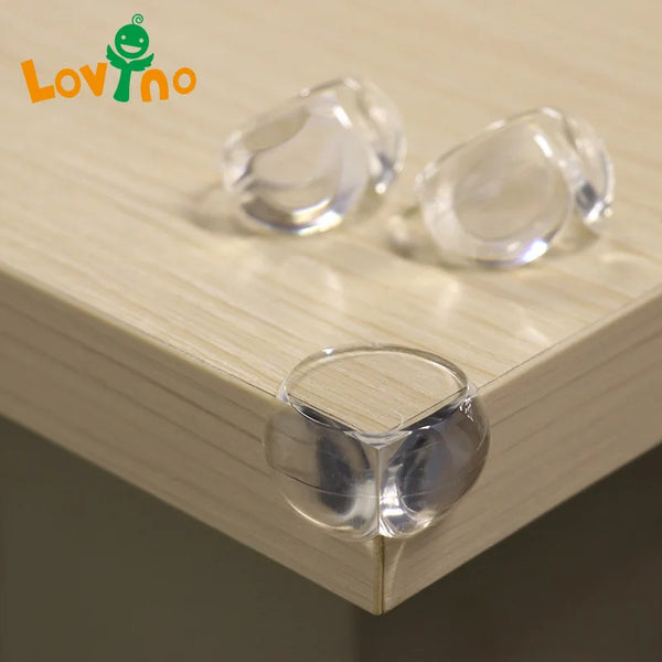 4Pcs Child Baby Safety Silicone Protector Table Corner Edge Protection