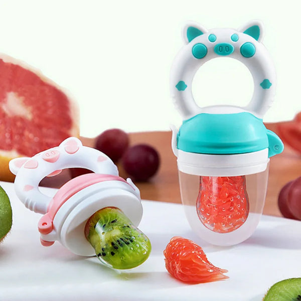 Baby Food Feeding Spoon Juice Extractor Fruit Feeder Pacifier Baby