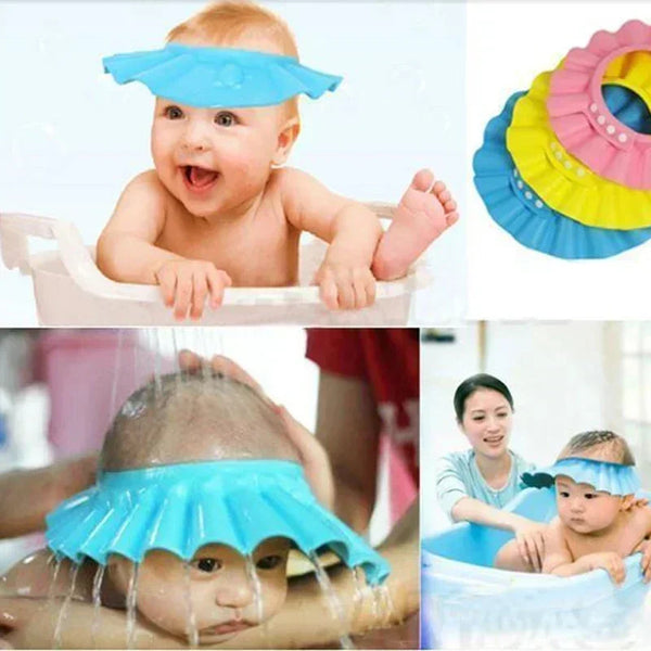 Shower Cap Baby Eyes-Protected Ears-Protected Infant Bathing