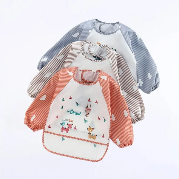 Baby Bibs Cute Colorful Cartoon Waterproof Bib Infant Eating Children