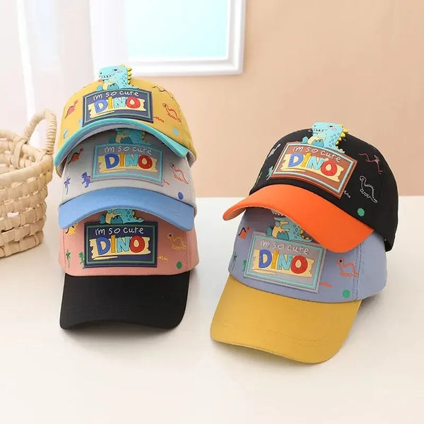 Cute Cartoon Dinosaur Baby Hat For Boys Girls Kids Baseball Cap