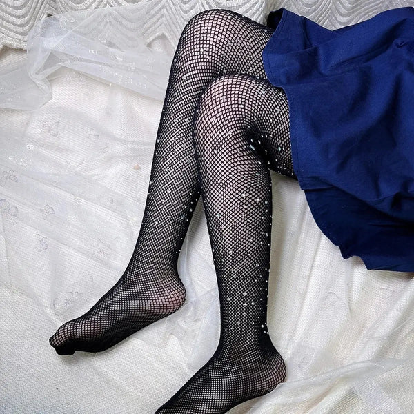 Summer Girls Stockings Hollow Mesh Tights For Kids Fishnet Pantyhose