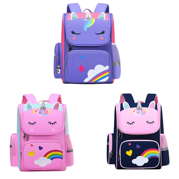 Unicorn waterproof travel backpack, cute and practical construction,