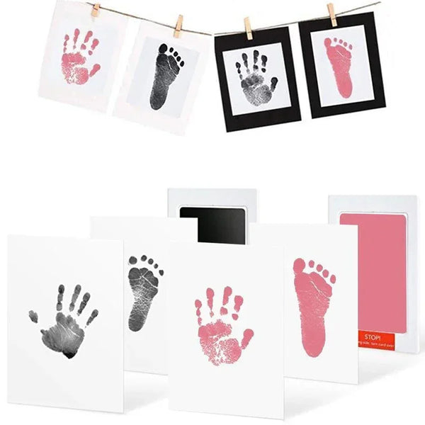 Safe Non-toxic Baby Footprints Handprint No Touch Skin Inkless Ink