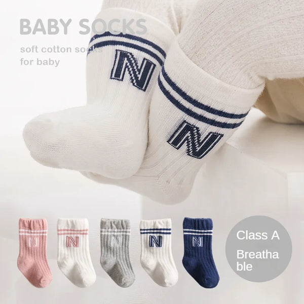 Newborn Baby Girls Socks Children's Non Slip Boys Socks Cute Mather