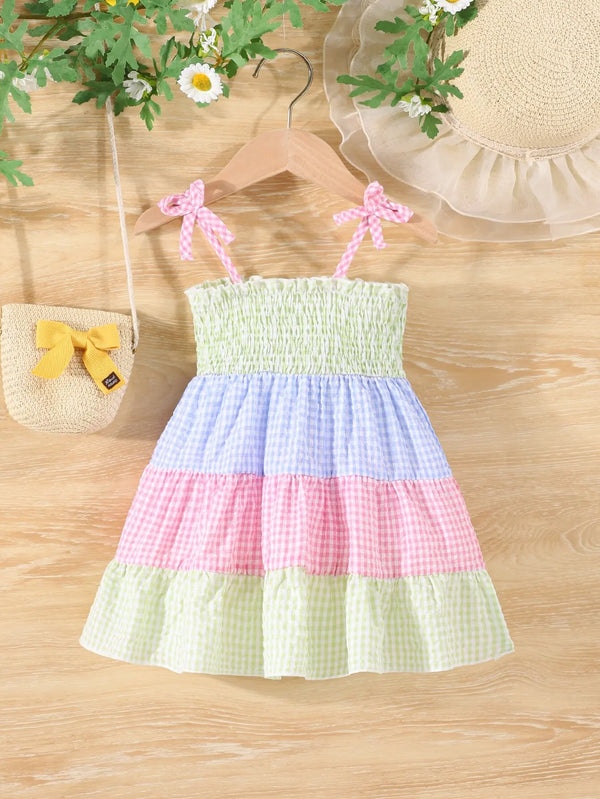 Summer Baby Girl New Cute Sweet Travel Holiday Style Sub Color