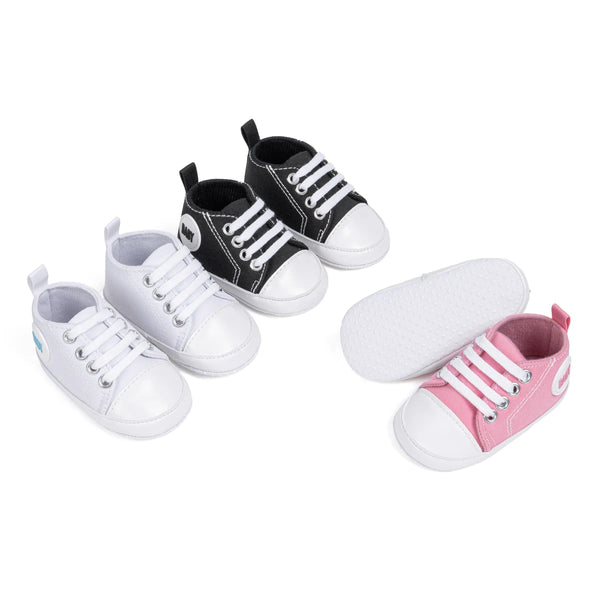 Meckior Soft Sole Comfortable Sneakers Baby Boys Girls Shoes First