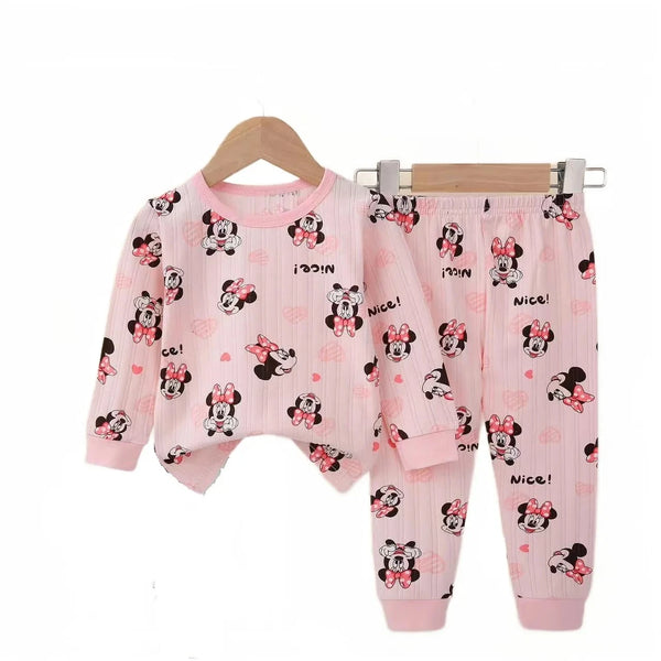 Spring Baby girls Clothes Sets cotton Toddler Girl cute Minnie Suits