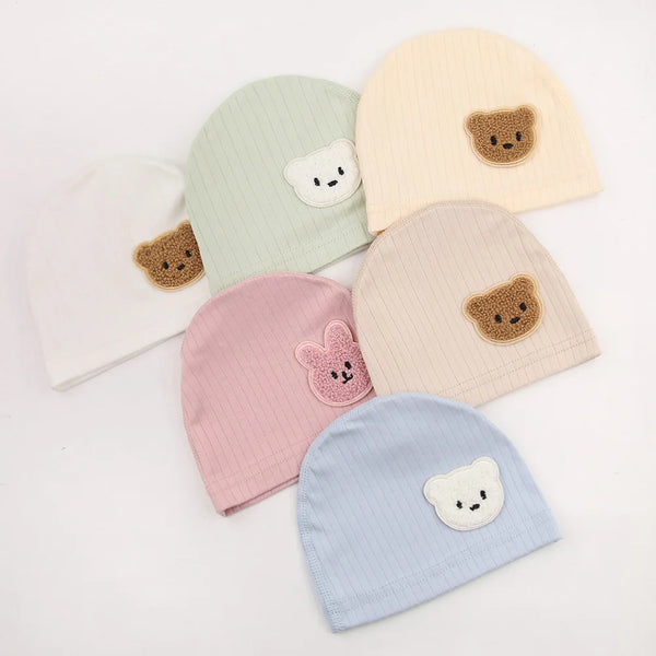 Newborn Baby Turban Hats Spring Autumn Models 0-6 Months Boys Girls