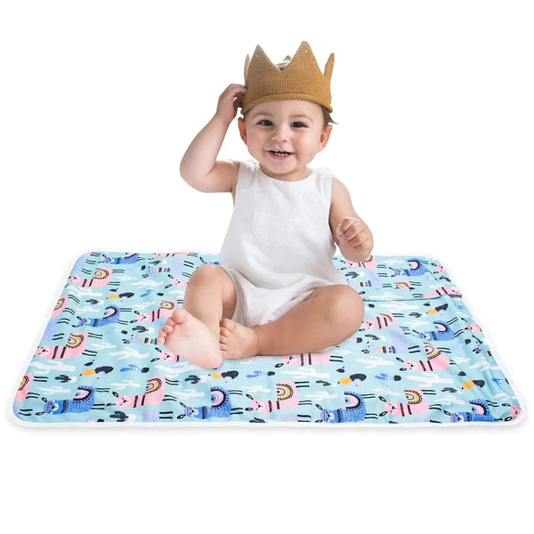 1pc Washable Baby Diaper Changing Mat Soft Portable Changing Pad