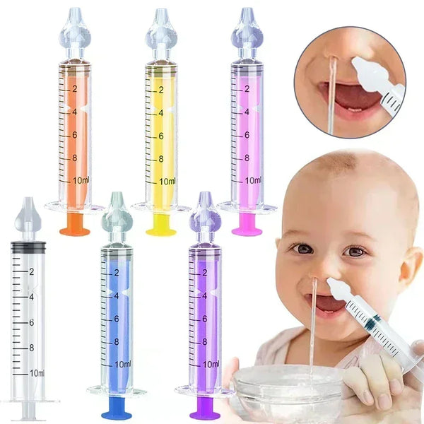 Needle Tube Baby Nasal Aspirator Syringe Baby Nose Cleaner Kids