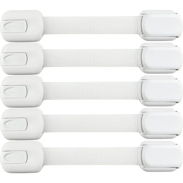 10pc Child Safety Strap Locks Baby Locks for Cabinets and Drawers,