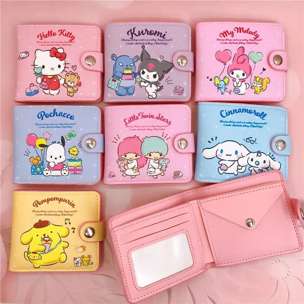 Kawaii Hello Kitty Cinnamoroll My Melody Kuromi Sanrio New Pu Casual