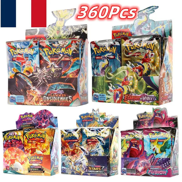 360Pcs French Pokémon TCG