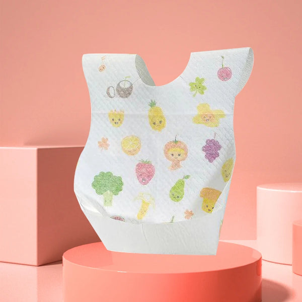 Disposable bib baby saliva napkin children's meal bag no-wash