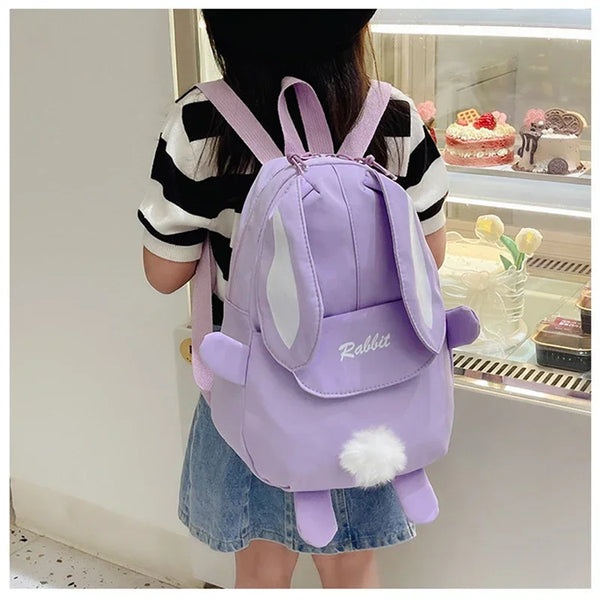 New Fashion Children School Bags Bunny Portable Backpacks Kids Travel