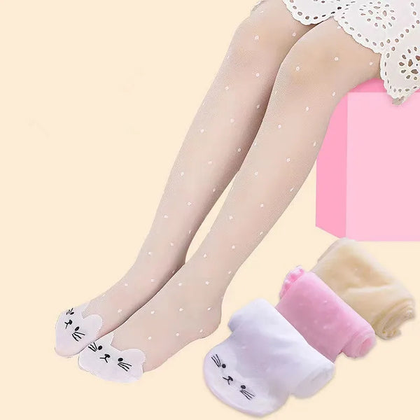 Summer Spring Candy Color Cartoon Girls Pantyhose Ballet Dance Tights