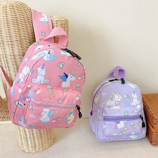 Children Backpack Cartoon Dinosaur Unicorn Pattern Baby Cute