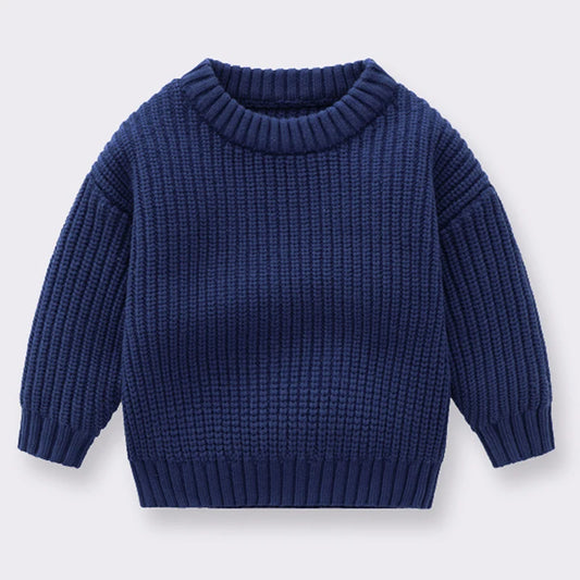 0-6Yrs Baby Boys Girls Knit Sweater Clothes 2023 New Toddler Infant