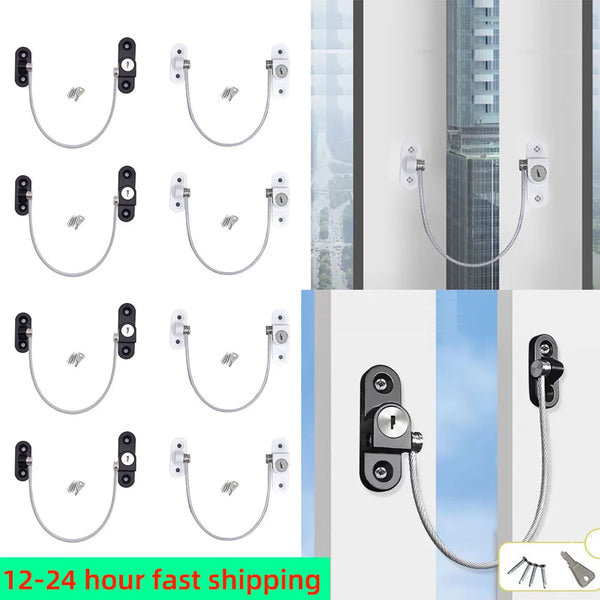 Baby Child Safety Lock Window Refrigerator Opening Security Cable Door