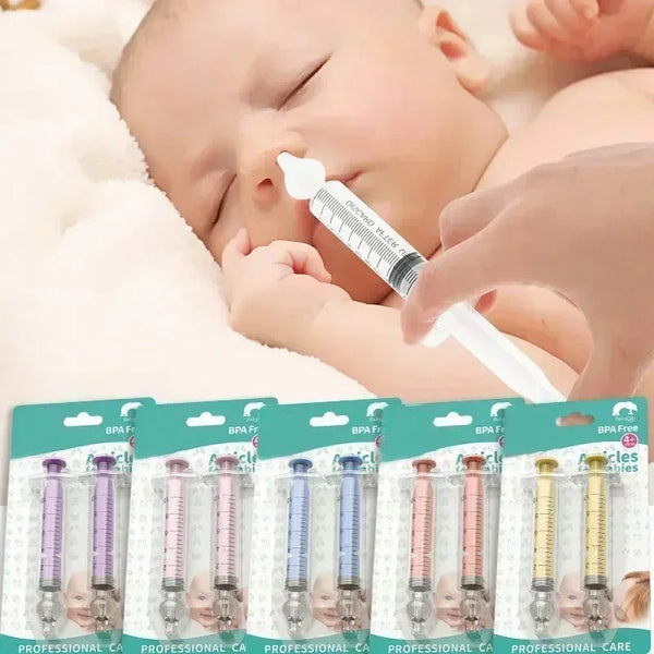 Needle Tube Baby Nasal Aspirator Syringe Baby Nose Cleaner Rhinitis