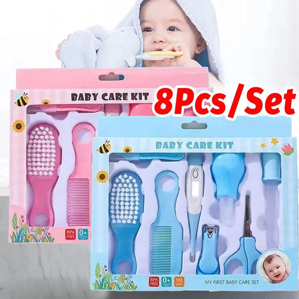 8PCS Baby Grooming Health Care KIT for Newborns and Toddlers Nail