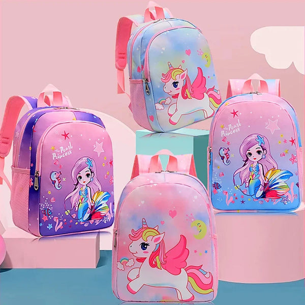 Toddler Backpack Girl: 2023 Baby Girls 2-6 Years Old Kids Engineering Backpack Cartoon School