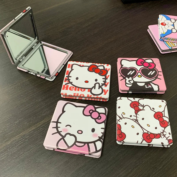 Hello Kitty Mirror Portable Small Mirror Hello Kitty Sanrio Portable