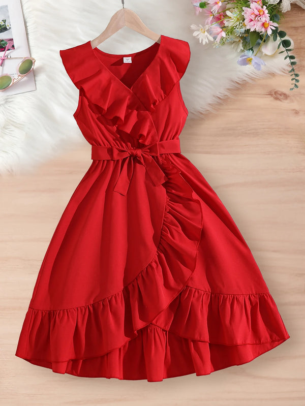 Girls' Dress Summer New Style Medium And Large Children's Fashionable