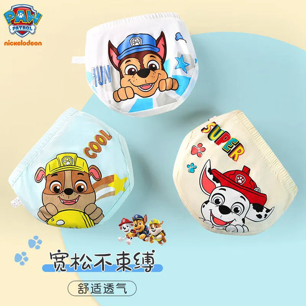 3PCS/SET Original Paw Patrol Children's Cotton Underpants Chase