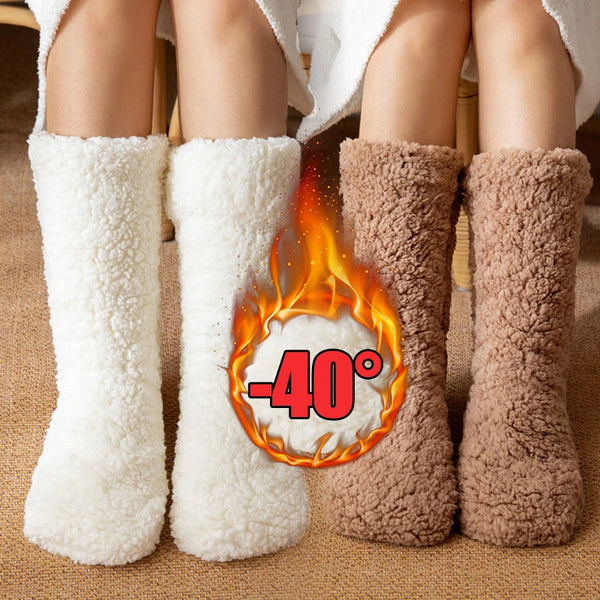 Thickened Winter Woven Thermal Cashmere Socks Floor Socks Women's