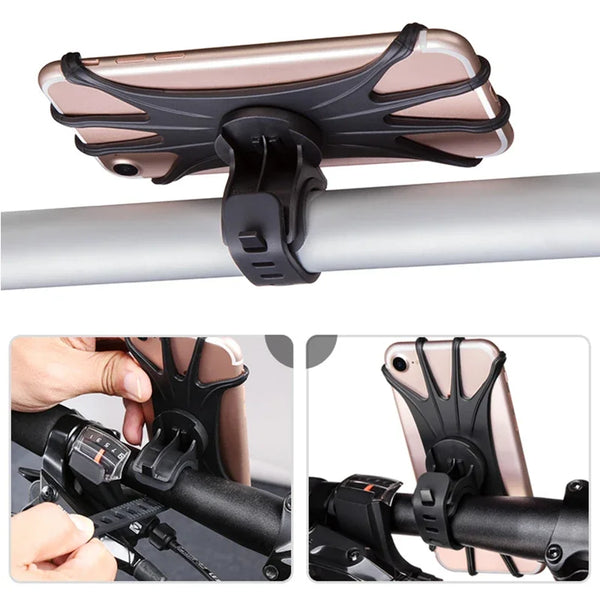 Baby Stroller Mobile Phone Holder Universal Rotatable Pram Bicycle