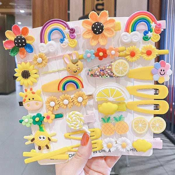 New In Sweet Candy Cartoon Elements Hair Accessories For Girls Kids