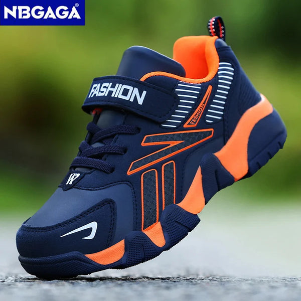 Children Boys Shoes School Sports Fashion Leather For Kids Tennis