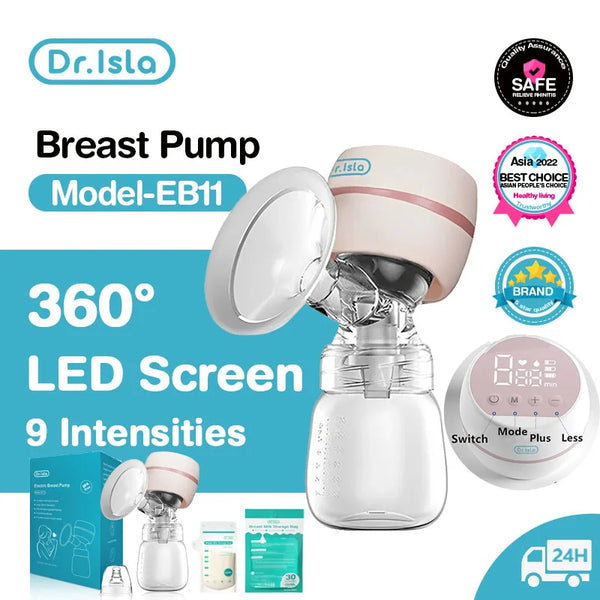 Dr.isla Portable Electric Breast Pump USB Chargable Silent Portable